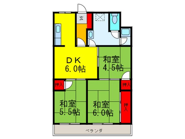 シャトルMKの物件間取画像